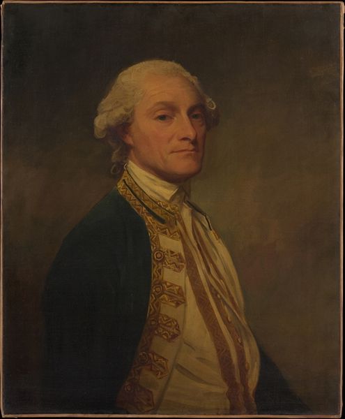 George Romney Painting Admiral Sir Chaloner Ogle